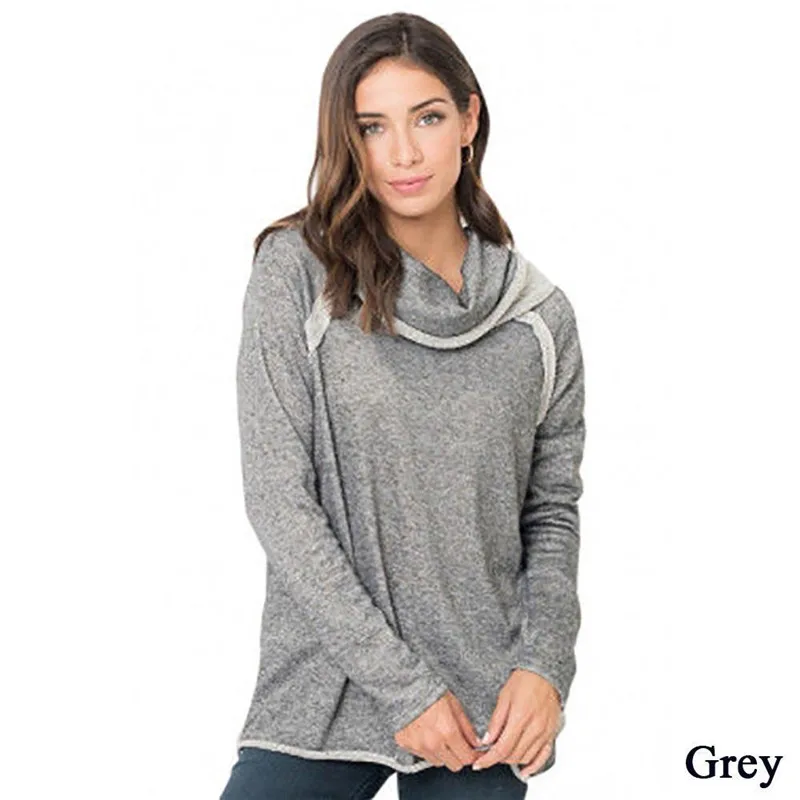 loose neck hoodie
