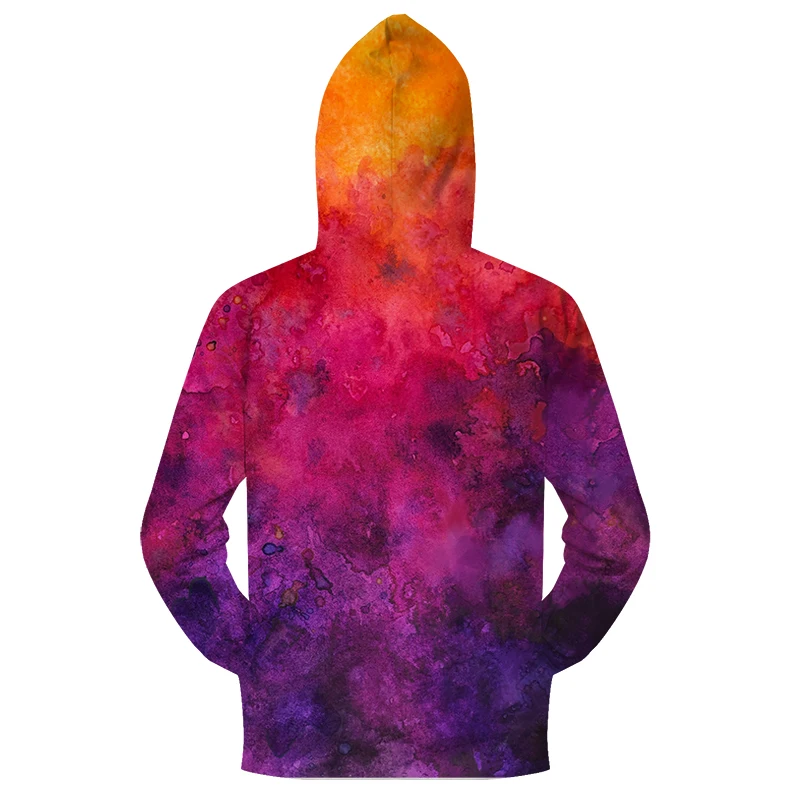 Brizbazaar Art 3D Zip Hoodie Zipper Hoodies Tracksuits Sweatshirt Magic Coat