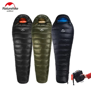 

Naturehike Ultralight Duck Down Sleeping Bag Mummy Adult Camping Hiking Climbing Winter Warm Sleeping Bed -12 C / 10.4 F