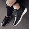 2022 Men's Shoes Quality Cow Leather Shoes Brand 6CM Increasing British Shoes Spring Black Man Casual Height Increasing Shoes ► Photo 3/4