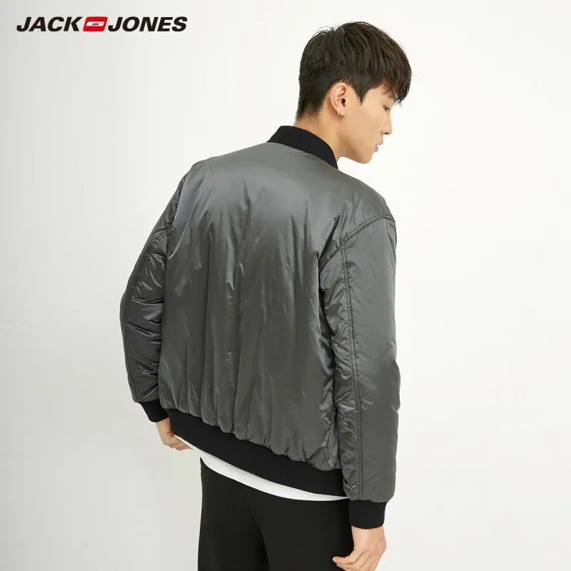 JackJones Мужская Осенняя короткая куртка с подкладкой, короткое пальто, мужская одежда 218309503