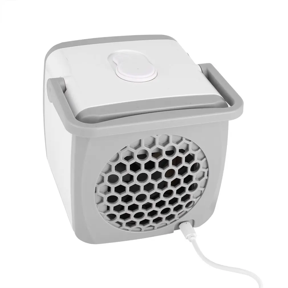 Мини-вентилятор с отрицательным ионом для кондиционирования воздуха, настольный вентилятор с USB, охлаждающий вентилятор