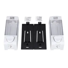 2x350 мл Ванная комната настенный мыло шампунь дозатор коробка дезинфицирующий раздатчик лосьон насос для перекачки жидкостей Ванная комната отель для жидкого мыла