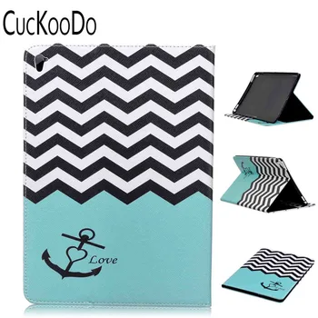 

CucKooDo Cartoon Cute Pattern Folio PU Leather Case with Smart Stand Full Body Protective Case for Apple iPad Pro 9.7 inch