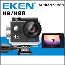 Оригинальная Экшн-камера eken H9/H9R с дистанционным управлением Ultra HD 4K WiFi 1080 P/60FPS 2,0 lcd 170D объектив спортивная водонепроницаемая профессиональная камера Go