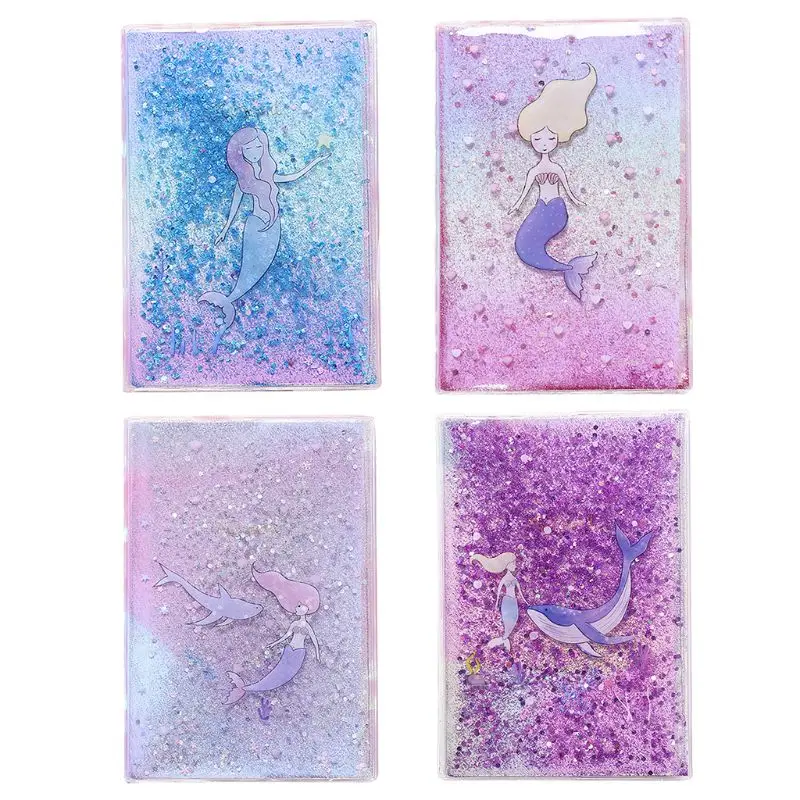 

Kawaii Students Schedule Daily PVC Quicksand Notebook For Girl Travel Stationery Planner Journey Plan Notepad Gift