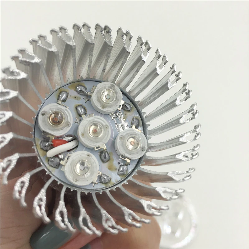SMD5050 Fitolampy завод 15 Вт LED Grow Light полный спектр Красный Синий Светодиодная лампа для
