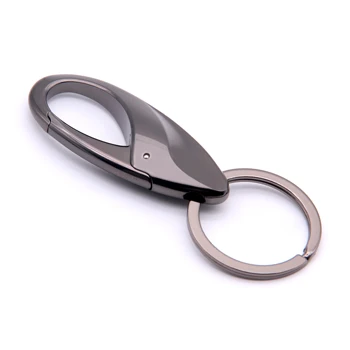 

2019 High-Grade Men Custom Lettering Key Chain Buckle Luxury Car Key Holder Ring Jewelry Best Gift Lovers KeyChain Bag Charm