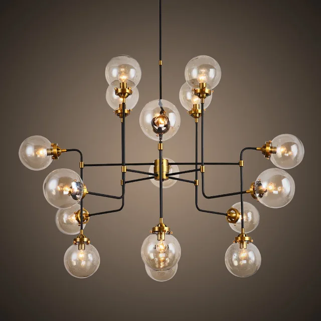 Led e27 Nordic Iron Glass дизайнерская Светодиодная лампа Magic Bean светодиодная лампа.