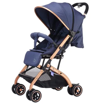 

Aluminum Alloy High Landscape Reclining Lightweight Folding Travel Umbrella Car Child Stroller Baby Trolley Infant Carriage
