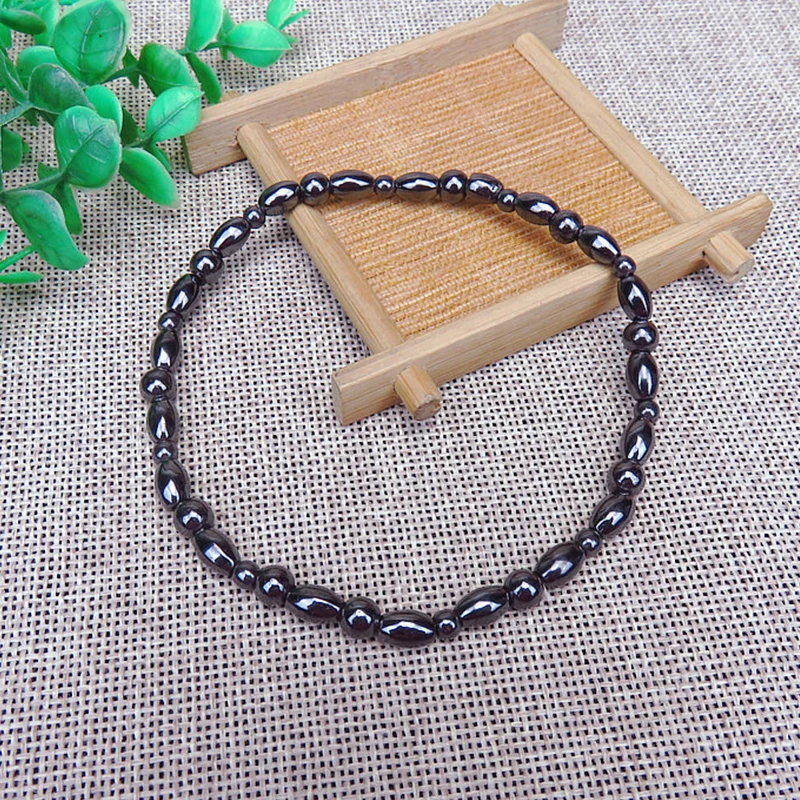 Magnetic Slimming Bracelet Magnetic Therapy Loss Weight Bracelet Anklet Black Gallstone Stimulating Acupoints Slimming Anti Cellulite Foot Chain Tool magnetic slimming bracelet
