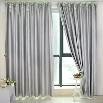 

Blackout Curtains for Living Room Bedroom Window Curtain Silver Sunscreen Rideau anti-uv coating Cortinas rideaux pour le salon