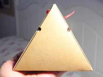 

S size triangl e candy box Gift ,Biscuits,desert cakes,packing box, Christmas gift 200pcs/lot