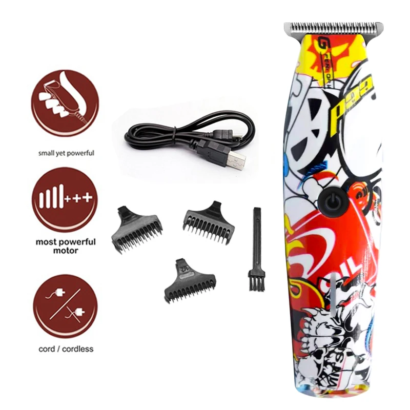 

New 2019 Professional Hair Clipper trimmer USB Rechargeable Electric Hair cutting men's cordless haircut barber clippers machine