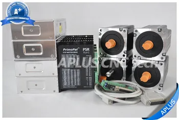 

4-Axis NEMA 34 Key Shaft Stepper Motor 1696oz-in & Driver PSR8078 & 48V Power Supply Kit