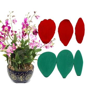 

Cymbidium Orchid Petal Flower Cutter Cake Decorating Tools Fondant Mold Orchid Petal Veiners Mould Sugar Gumpaste Molds Cake
