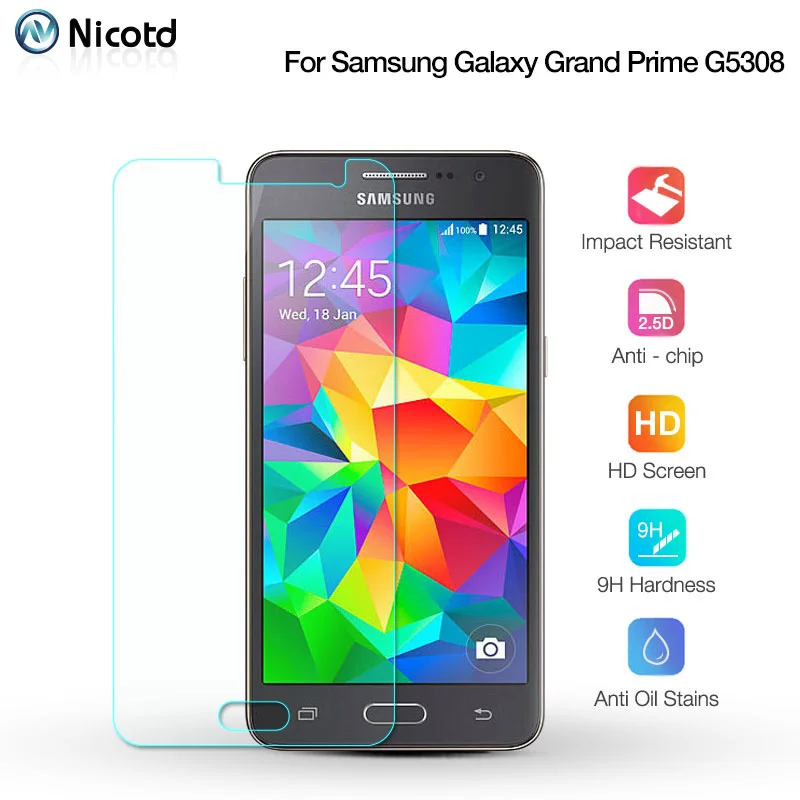 

Tempered Glass for Samsung Galaxy Grand Prime Screen Protector G530F G5308 G530FZ G530Y G530H G530FZ/DS 9H Glass Tempered Film