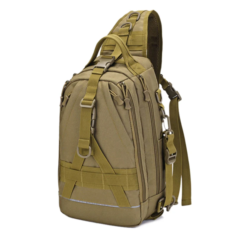 

600D Nylon Multifunctional Fishing Bags Tackle Handbag Fish Gear Reel Lure Bag Shoulder Storage Pack Mochila Sac De Peche XA55G