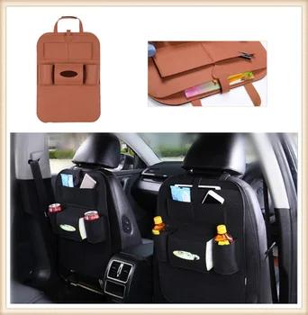 

Car supplies felt auto seat storage bag miscellaneous finishing for Toyota 4Runner Sienna Sequoia Prius GR Camry i-TRIL