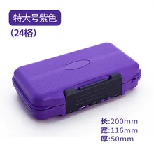 12/16/24 отсека для рыбалки приманки рыболовные Крючки приманки пластиковая коробка для хранения