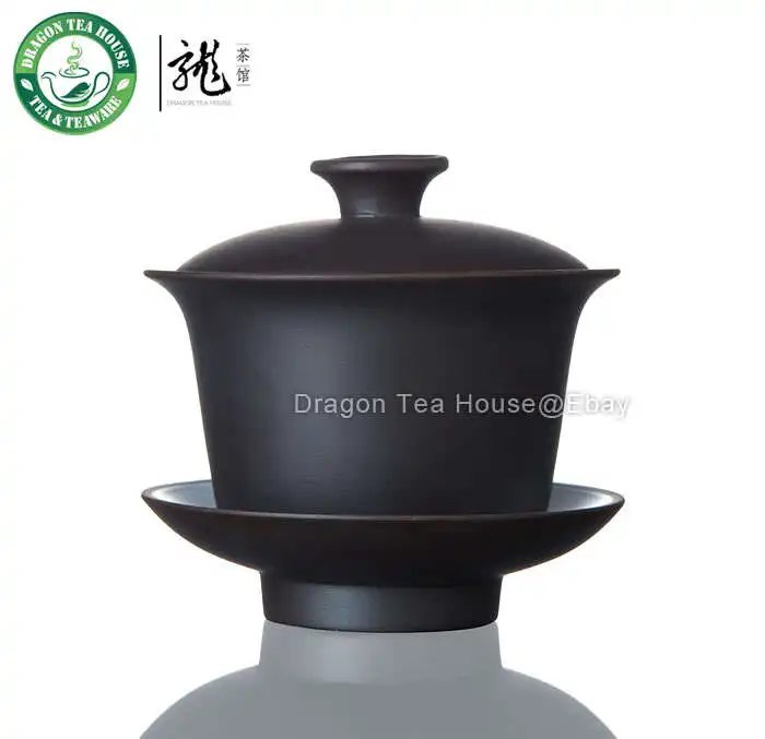 YiXing Zisha темно-коричневая глина Gaiwan 90 мл | Дом и сад