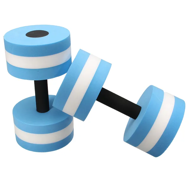1 Pair Water EVA Aerobics Dumbbell Aquatic Barbell Sports Foam dumbbell