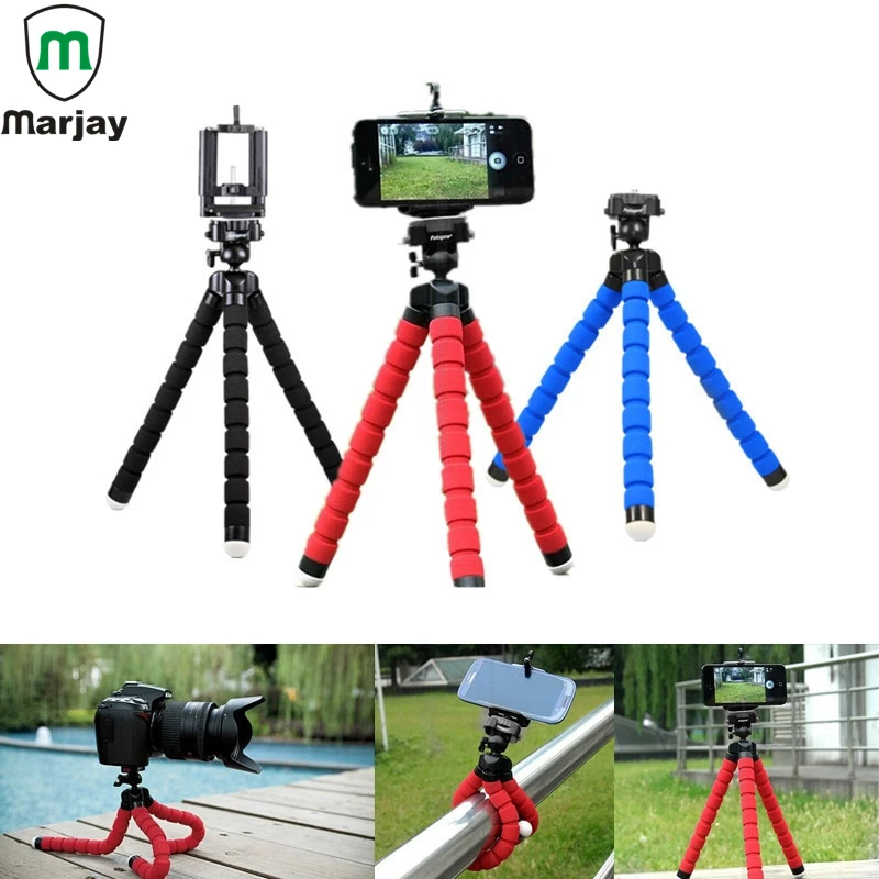 Universal Flexible Mobile Phone Holder Camera Holder Tripod Bracket Selfie Mount Monopod Styling