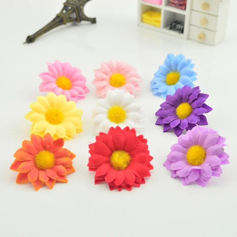 30 Pieces Mini Daisy Flower Artificial Silk Flowers Party Wedding