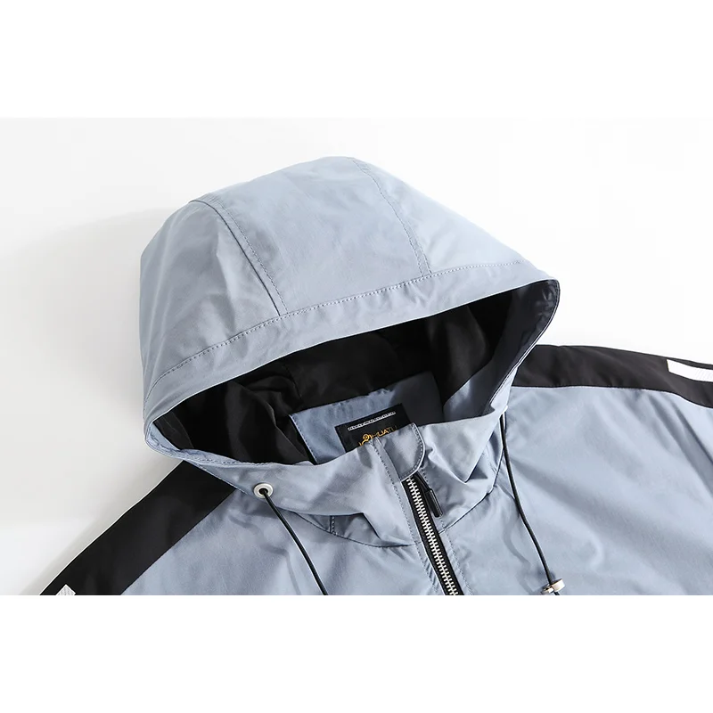 Enjeolon новая куртка мужская осенне-зимняя повседневная куртка-бомбер на молнии уличная верхняя одежда бейсбольная мужская Тонкая куртка с капюшоном JK635