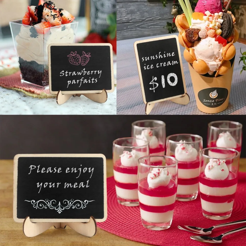 

OurWarm 10pcs Wooden Wedding Table Numbers Wedding Signs Place Cards Blank Wood Plaques Welcome Sign Communion Souvenirs