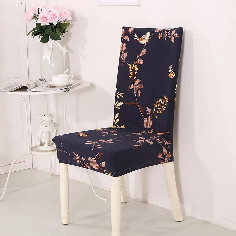 

Naturelife Silky Elastic Seat Case Antifouling Home Printing Chair Covers Removable Modern Pattern American Seat Protector