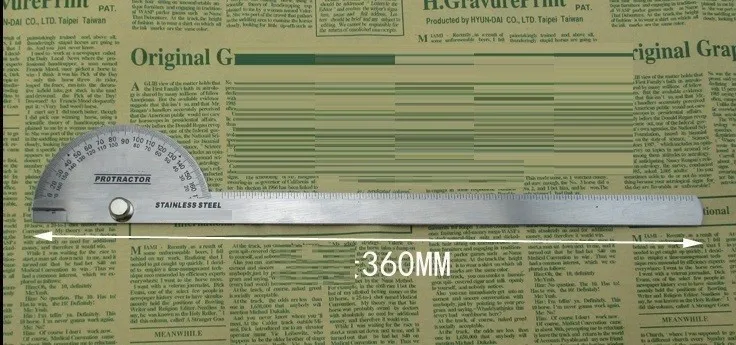 250 мм нержавеющей стальной транспортир дровосборник Гониометр, угломер квадратный измеритель угол инструмента метрический