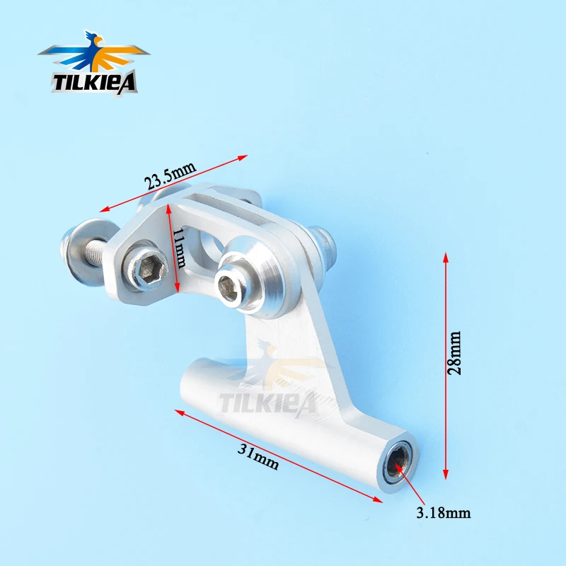 

1/8'' RC Boat 31mm Length Shaft(Axle) Bracket Stinger Drive for 3.175mm Propeller Shaft Flexible Axle Cable
