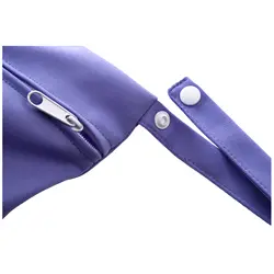 Водонепроницаемый карман на молнии моющиеся детские тканевые многоразовые подгузники сумка фиолетовый