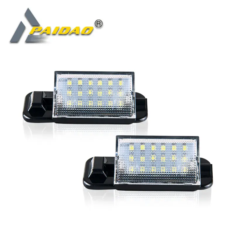 12 В 2 шт. Авто 18 светодиодный 2835 SMD светильник номерного знака для BMW E36 3 серии 1992 1998