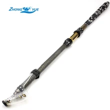 Промо-акция! Распродажа телескопическая удочка из углеродного волокна 2,1 М 2,4 М 2,7 м портативная спиннинговая удочка для рыбной ловли