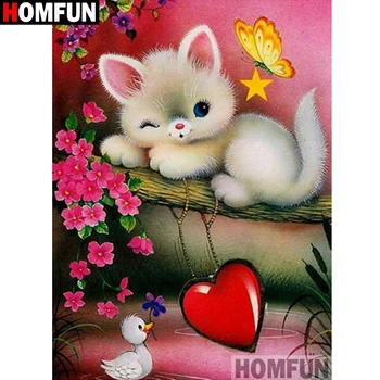 

HOMFUN Full Square/Round Drill 5D DIY Diamond Painting "Cartoon mouse" Embroidery Cross Stitch 5D Home Decor Gift A16634