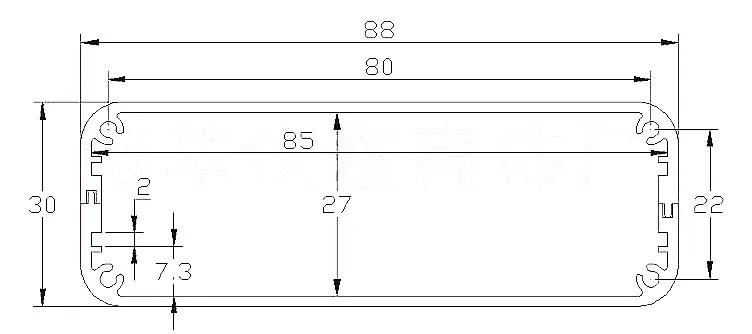 1 шт. чехол для блока питания 30(H)x 80(W)x 120(H) мм|metal manufacture|metal diymetal electronics enclosure |