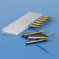 כרסום cnc קאטר 10 טיטניום מעיל החדש 1.5mm קרביד מיל סוף Bits חריטה CNC רוטרי Burrs סט תירס כרסום קאטר PCB Bits נתב (4)