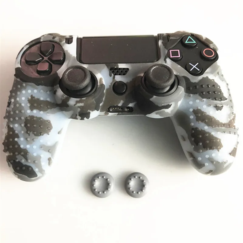 Type 4 PS4 контроллер точки Декаль силиконовый гель защитный рукав кожа ручки чехол крышки для Playstation 4 PS4 Pro Slim аксессуары - Цвет: Type 4