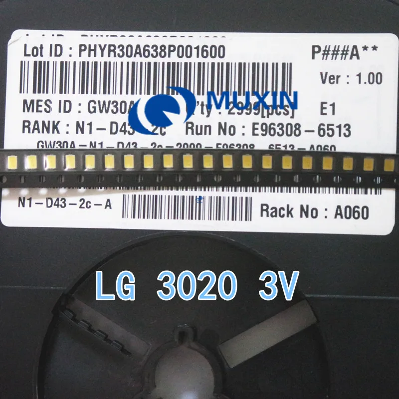 100pcs For LG LED LCD Backlight TV Application LED Backlight 0.2W 3V