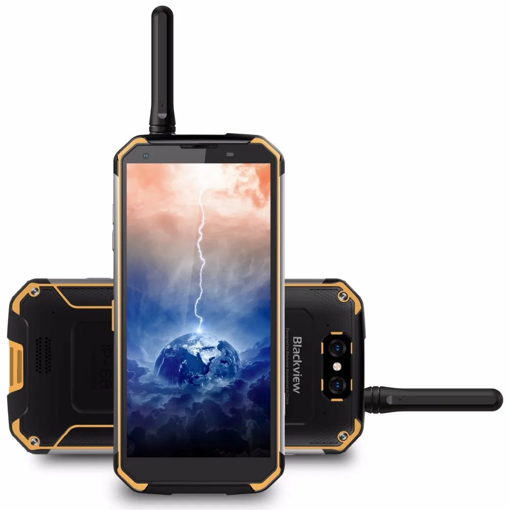 Портативная рация Blackview BV9500 Pro, мобильный телефон, 4G, Android 8,1, 6 ГБ+ 128 ГБ, смартфон, аккумулятор 10000 мАч, NFC, беспроводной зарядный телефон