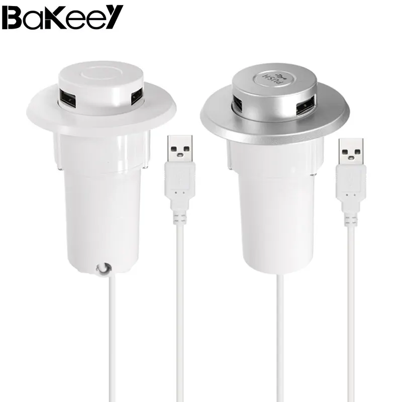Bakeey Настольный встроенный USB2.0 3 порта концентратор для iphone X 8/8Plus для samsung S8 Xiaomi MIX2 Mac-ноутбук