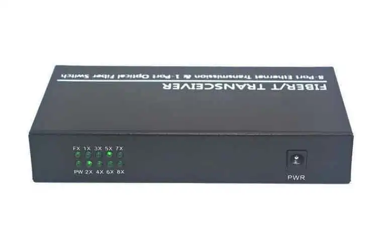 Гигабитный Ethernet-коммутатор волоконно-оптический медиа конвертер 4 RJ45 2 SFP 10/100/1000 м UTP волокна Порты и разъёмы Бесплатная доставка