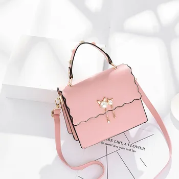 

women bag women's handbags Luxury ladies' leather handbag Messenger Bag Designer new bags for women 2019 and Korean Style