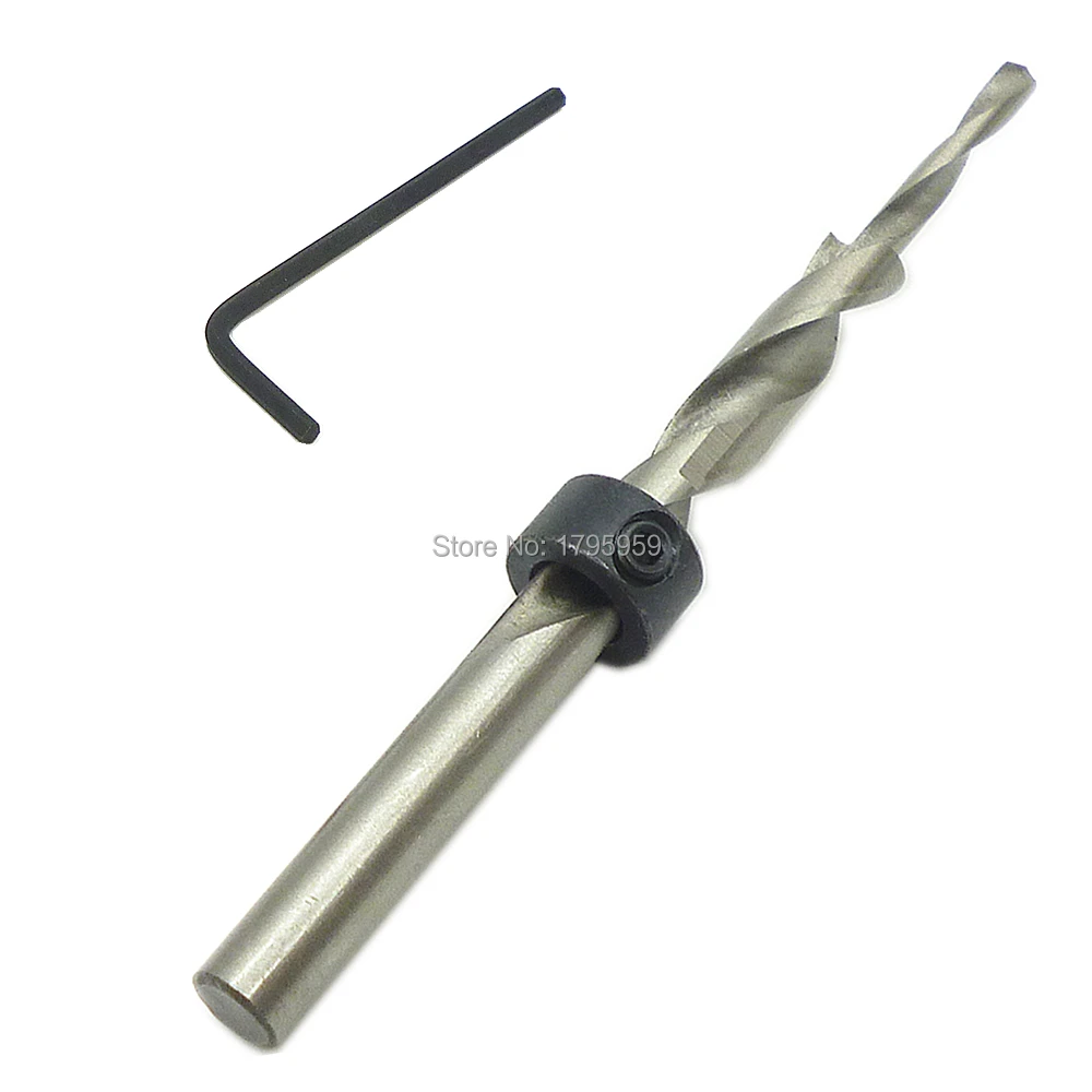 HSS Replacement Twist Step Drill Bit 8mm to 4mm Straight Shank