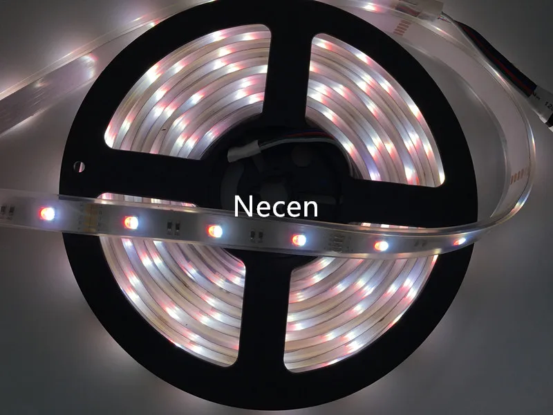 

Necen 5M 4 Colors in 1 LED DC12V SMD 5050 RGBW 150leds/Reel LED Strip Lights RGB+ White / Warm White non waterproof