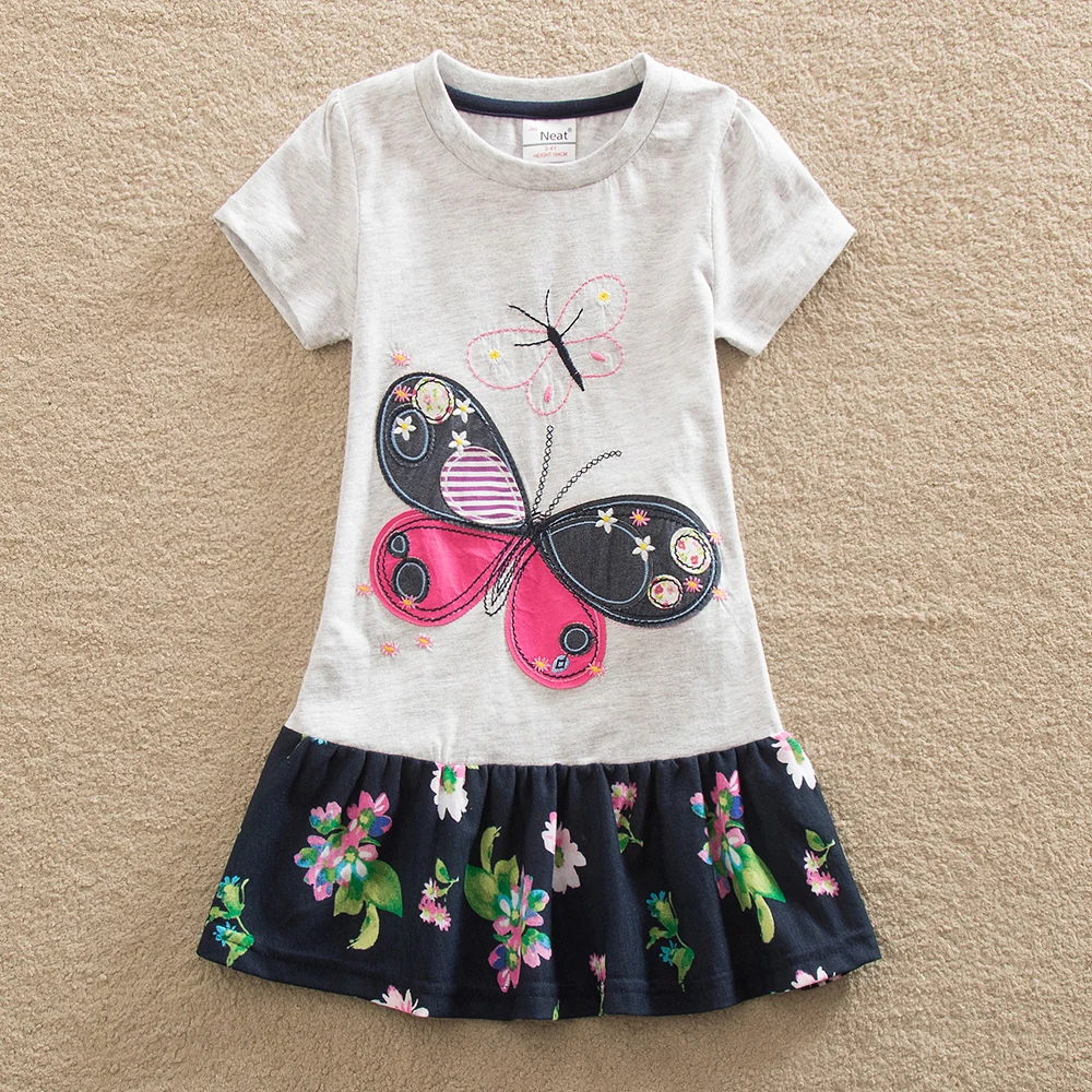 Baby-girl-clothes-short-sleeve-girls-dress-kids-Pretty-Dresses-A-line-Children-Clothing-Christmas-Kids