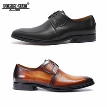 2019 MEN DRESS LUXURY SHOE GENUINE LEATHER MENS BROWN BLACK SHOES OFFICE BUSINESS FORMAL MALE LACE UP FOR WEDDING BANQUET DRESS цена 2019 MEN DRESS LUXURY SHOE GENUINE LEATHER MENS BROWN BLACK SHOES OFFICE BUSINESS FORMAL MALE LACE UP FOR WEDDING BANQUET DRESS цены онлайн