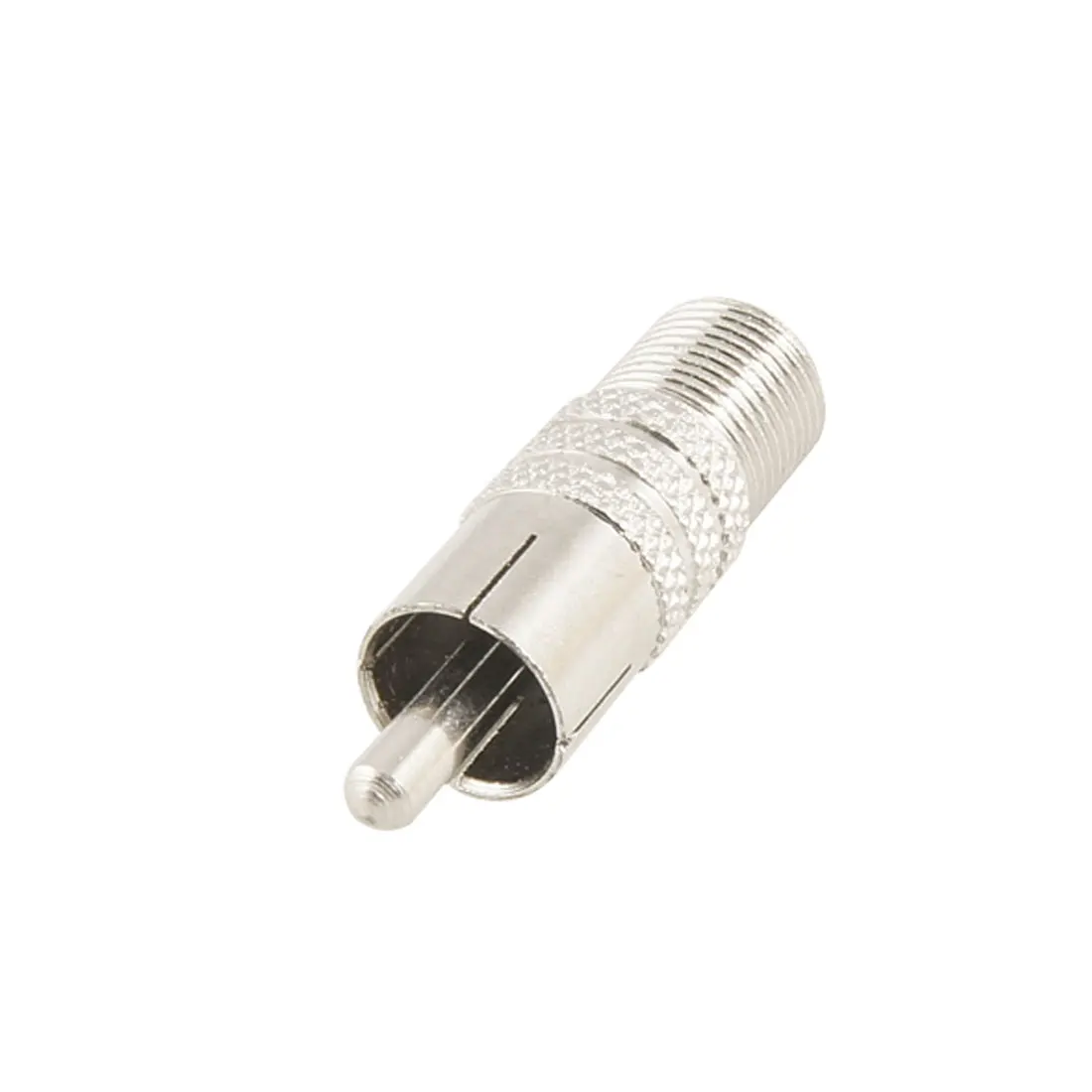 

2 Pcs F Type Female Jack To Rca Male Straight Adapter Connector